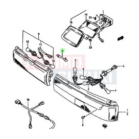   Suzuki Swift 1992-2004 hátsó lámpa összefogó bilincs 09407-05403