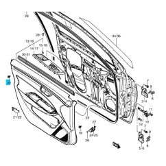   Suzuki Swift ,Vitara,SX4/S-Cross,Ignis,WR+,Splash ,Alto'02-'06 Door Trim Clip Black 09409-06314-5PK-SE