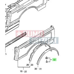   Suzuki Samurai patent a sárvédő szélesítőhöz  09409-07312