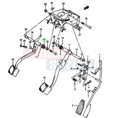 Suzuki Swift 1992-2004 kuplungpedál rugó 09448-29010