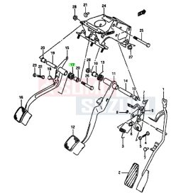 Suzuki Swift 1992-2004 kuplungpedál rugó 09448-29010
