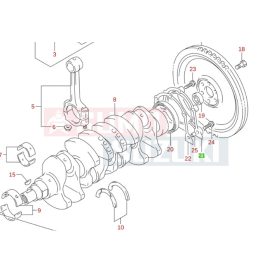Suzuki WR+ szimeringház tömítés 11341-82001