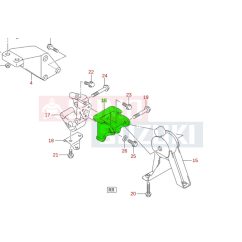 Suzuki Swift 2005-2010 motortartó konzol 11740-63J00
