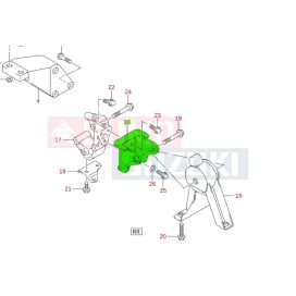 Suzuki Swift 2005-2010 motortartó konzol 11740-63J00