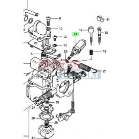   Suzuki Samurai Karburátor Alapjárat szabályzó szelep 1.0 Gyári Suzuki 13260-800T0-E