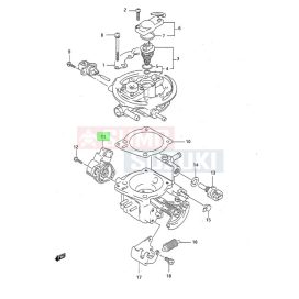 Suzuki Swift 1992-2003 folytószelep érzékelő 13420-61B00