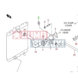   Suzuki Ignis hűtőfolyadék hőmérséklet jeladó 13650-54G00-U 