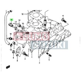Suzuki Samurai 1,3 vízhőmérséklet jeladó 13650-61B00-E