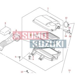 Suzuki Swift, Ignis levegőszűrő K12D motorhoz 13780-62R70