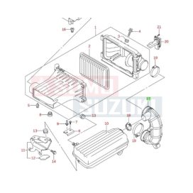 Suzuki Splash  levegőcső 13881-73KA0