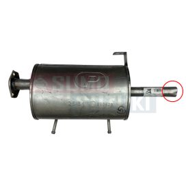 Suzuki Swift 1,3 kipufogó dob hátsó (Sedan) 14300-66E20