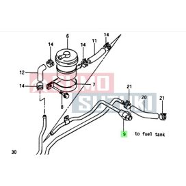 Suzuki Samurai benzincső gyári 15810-80021-E