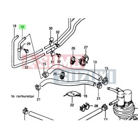 Suzuki Samurai benzincső gyári 15821-83021-E