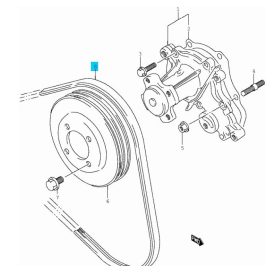 Suzuki Swift SF310,413,416 Water Pump Belt (SKF) 17521-86520