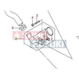   Suzuki Swift 2012-> Thermostat Water (Original suzuki) 17670-71L00