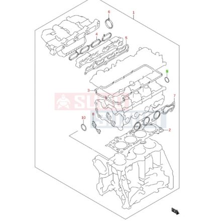 Suzuki Swift 2010-2016 tömítés gyári 17675-73K00
