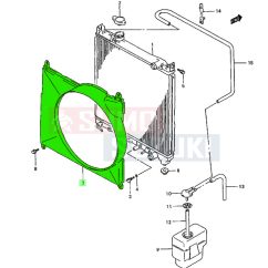 Suzuki Vitara SE416 ventillátor keret 17761-56B00