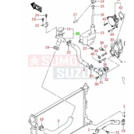   Suzuki Vitara, SX4/S-Cross hűtőfolyadék betöltő gyári 17910-56P00