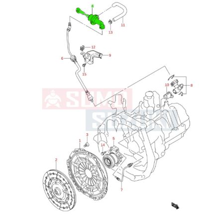Suzuki Splash 1,3 Diesel kuplung henger 23810-86J00