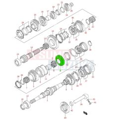 Suzuki Swift 2010-2016 fogaskerék 5. sebesség 24114-86JA0