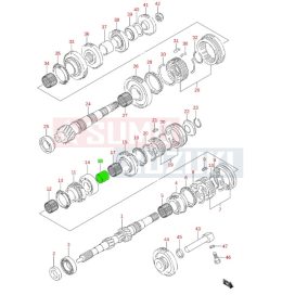 Suzuki Alto 2002-2006 távtartó 24119-73B51