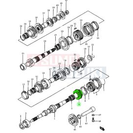 Suzuki Swift WR+ fogaskerék 3. sebesség 24230-60B10