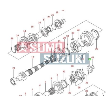 Suzuki Swift 5. szinkronagy melletti lemez GYÁRI 24415-60B51