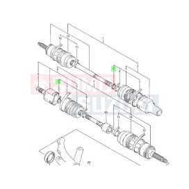 Suzuki Swift 1,3 féltengely zéger 27182-70410