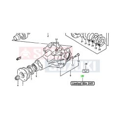   Suzuki Vitara SE413 SE419 differenciálmű embléma 27911-85C00