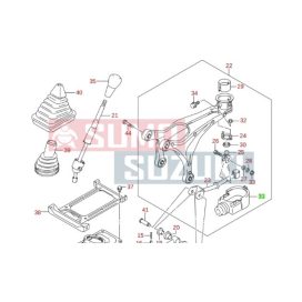   Suzuki Jimny váltókar kulissza porvédő GYÁRI 28133-76J20