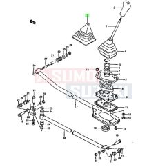 Suzuki Swift 1.3 váltókar szoknya 28136-63B00-5EE