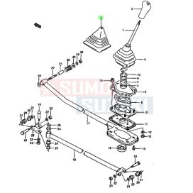Suzuki Swift 1.3 váltókar szoknya 28136-63B00-5EE