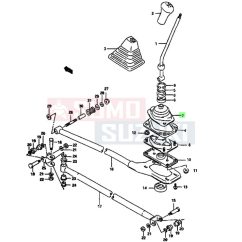   Suzuki Swift 1.0 , 1.3 sebváltókar porvédő gumi 28189-60B00