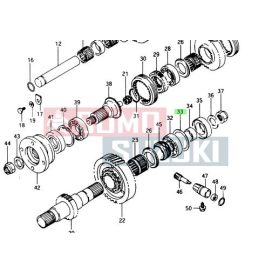 Suzuki Samurai osztómű alátét 29148-80050