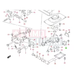   Suzuki Jimny 2018-ig sebváltó kulissza tartó gumibak gyári 29610-81A00