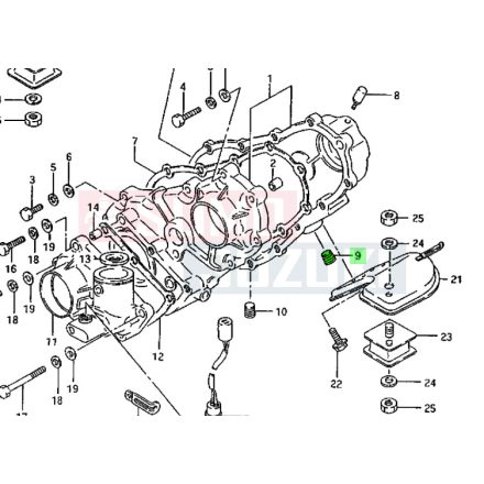 Suzuki Samurai SJ413 osztomű betöltő csavar 29945-80051