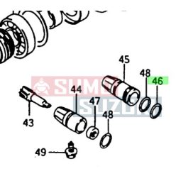   Suzuki Samurai prevodové teleso hodiniek "O" krúžok 29977-80050
