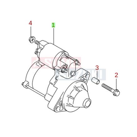 Suzuki Alto 2002-2006 önindító 31100M79F00