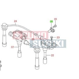   Suzuki Swift 2005->,Ignis,WR+,Jimny,Grand Vitara Camshaft Position Sensor Assy 33220-63J10