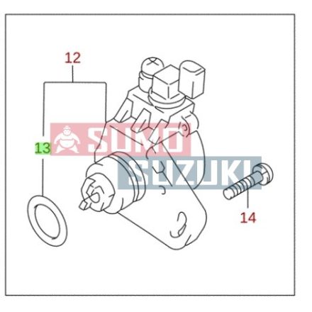 Suzuki Vitara vezérmű tengely jeladó tömítés (GYÁRI) 33278-77E10