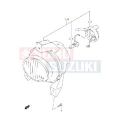 Suzuki Ignis WR+ ködlámpa első bal 35502-83E00