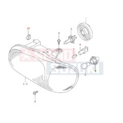 Suzuki Alto 2002-2006 helyzet jelző foglalat 35618M79G00