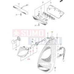 Suzuki Liana 5 ajtós hátsó lámpa bal 35670-54G00