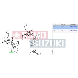   Samurai SJ413 oldalvillogó bal (domború búra) 36430-70A00-E