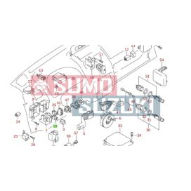 Suzuki Wagon R hátsó ködlámpa kapcsoló 37280-83E00