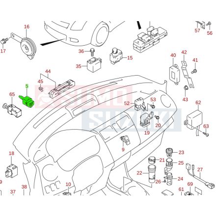 Suzuki Féklámpa kapcsoló Utángyártott 37740-75H10 