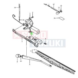   Suzuki Swift 1992-2004 hátsó ablaktörlő mechanika kupak 38274-62B00