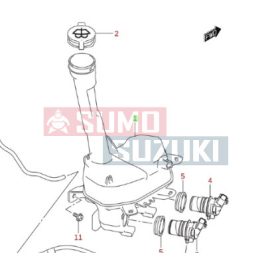   Suzuki Celerio Front Windshield Washer Tank Original Suzuki 38450-84M00