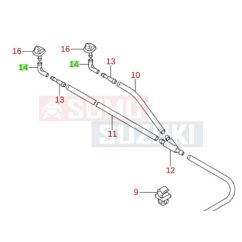   Suzuki SX4, Splash, Swift ablakmosó fúvóka csonk gyári 38496-68L50