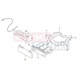Suzuki Swift 1992-2004 rádió takaró 39161-60E20